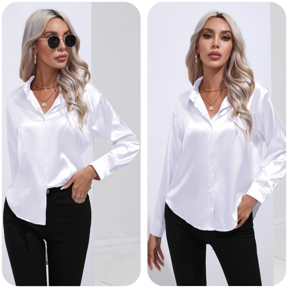 Green Collared Neck Buttoned Long Sleeve Shirt - Picture 8 of 12